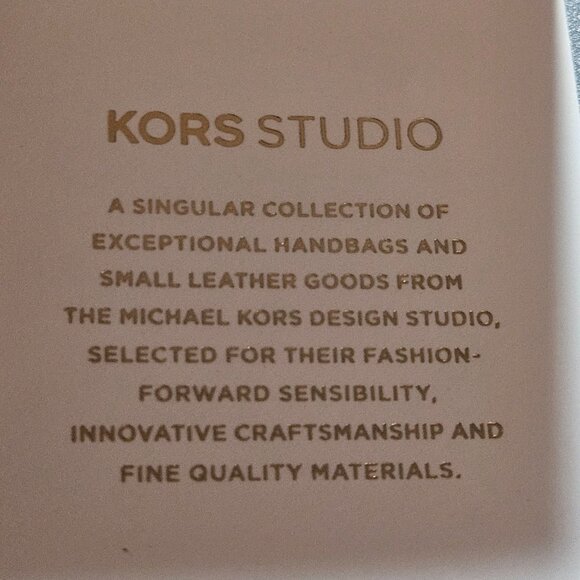 Michael Kors Logo Zip-Around Wristlet Wallet Beige/Brown Leather & Canvas - Picture 10 of 12